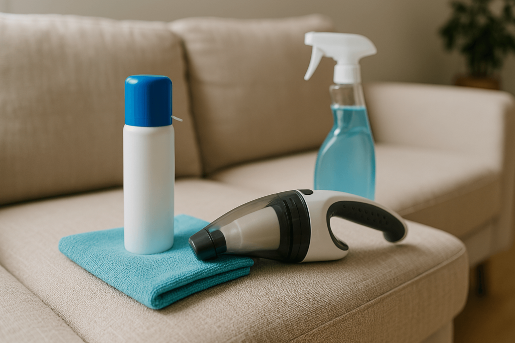 Czyszczenie tapicerki meblowej – kiedy wezwać specjalistę, a kiedy zrobić to samemu?