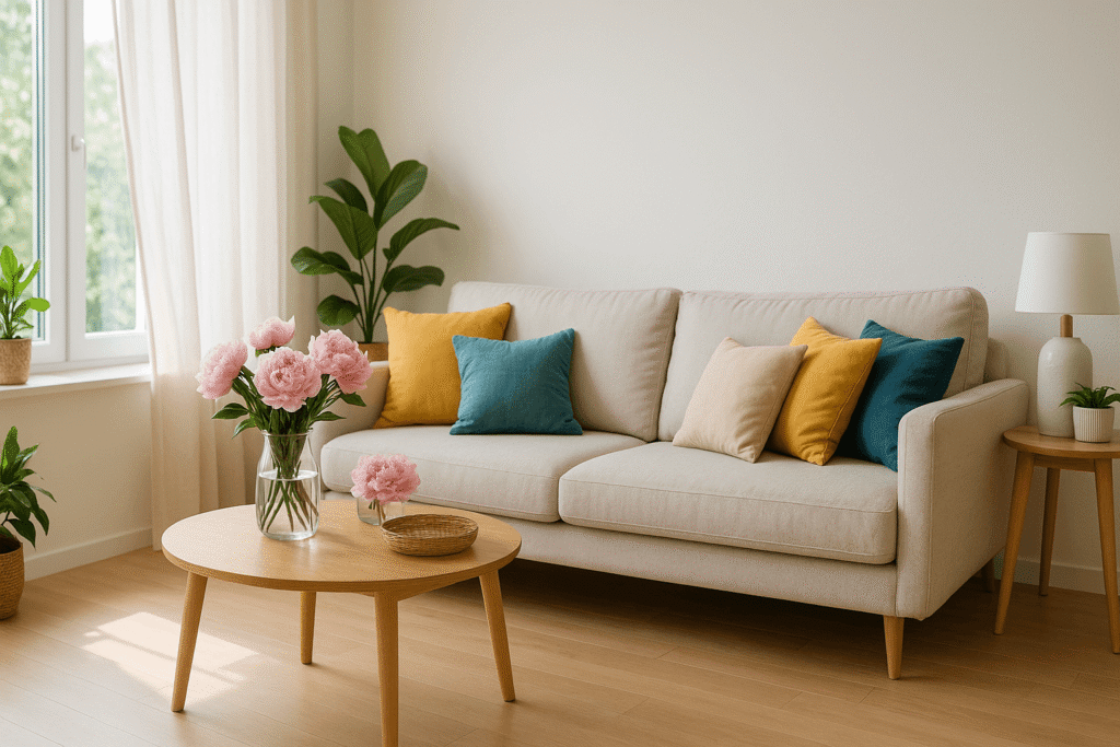 5 trików na letnią aranżację wnętrza, które odmienią Twój salon