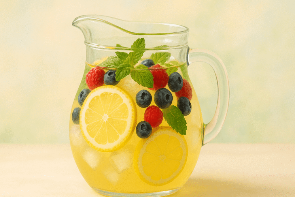 Przepis na domową lemoniadę