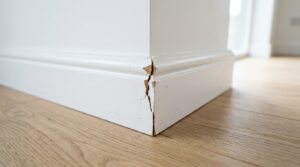 Czym skleić listwę przypodłogową MDF, która pęka na łączeniu